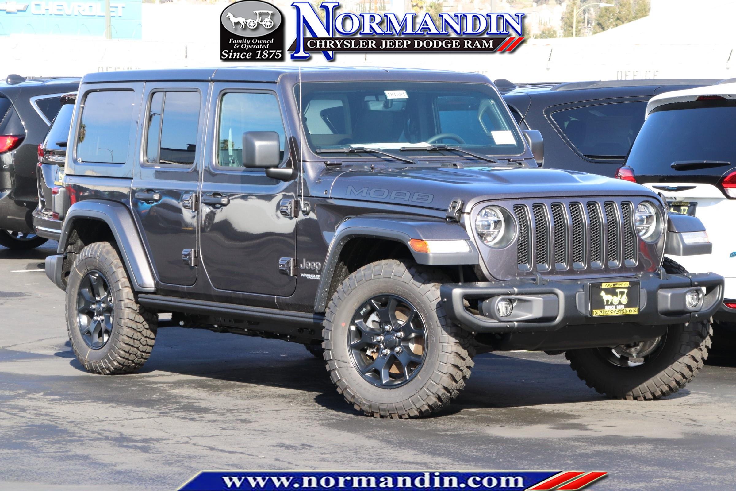 New 2018 JEEP Wrangler Unlimited Moab Sport Utility in San Jose #181681 ...